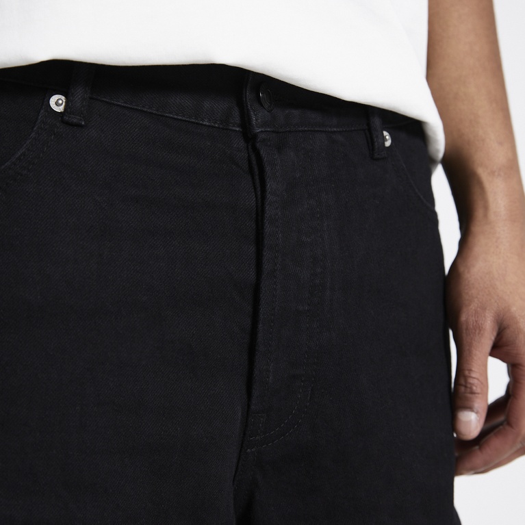 Baggy denim shorts "Nate" Black